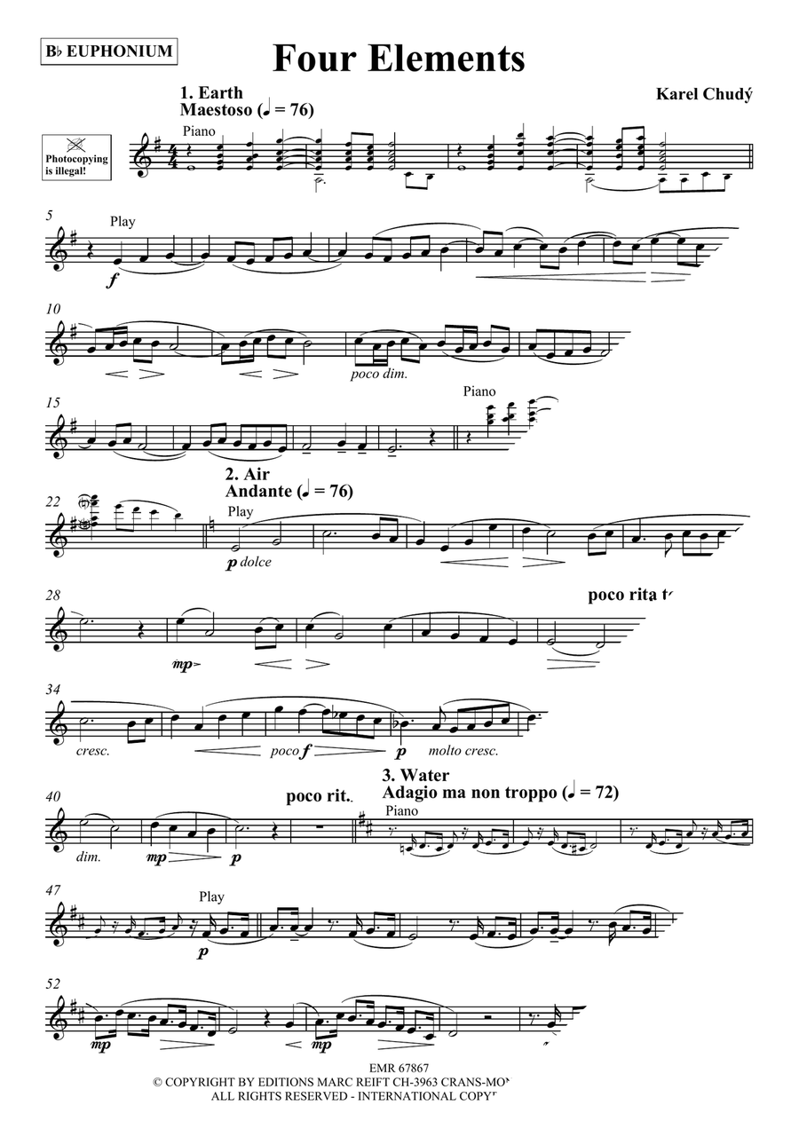 Four Elements Four Elements Euphonium scores gallery preview page 4
