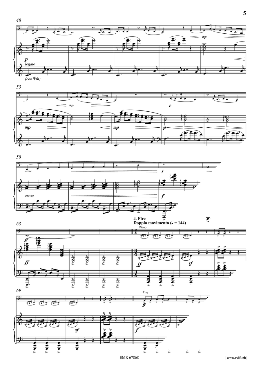 Four Elements Four Elements Tuba scores gallery preview page 7