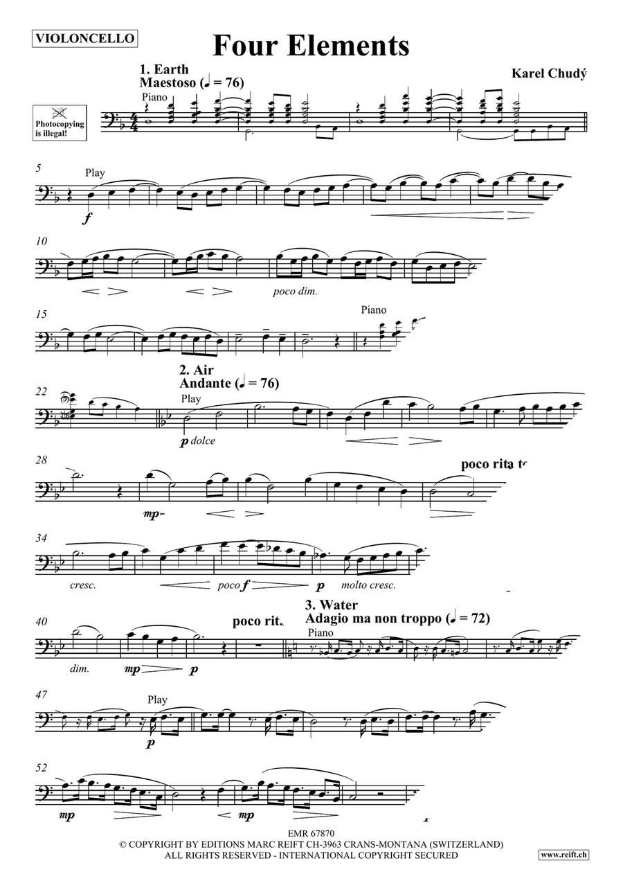 Four Elements Four Elements Piano Accompaniment scores gallery preview page 4