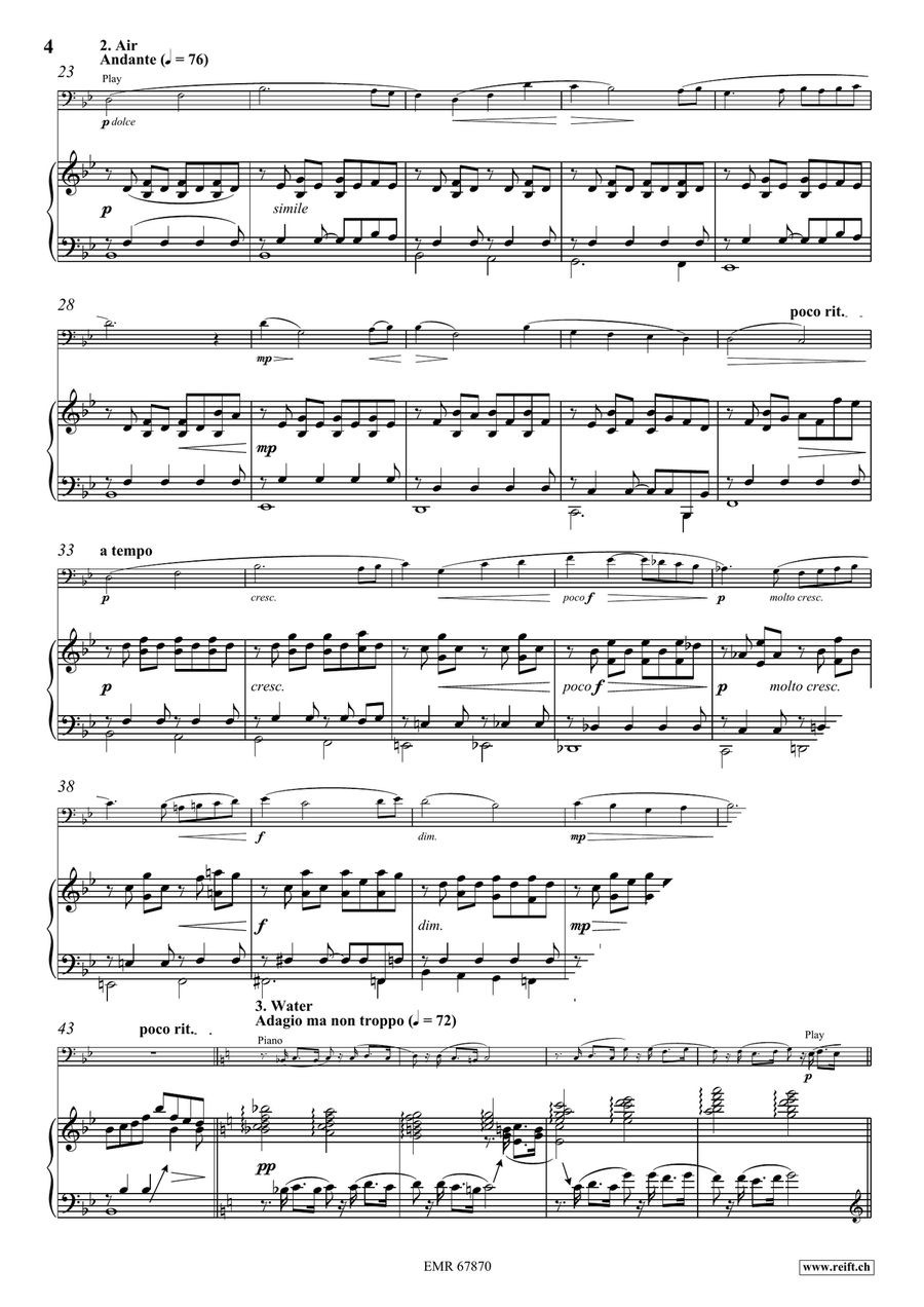 Four Elements Four Elements Piano Accompaniment scores gallery preview page 6