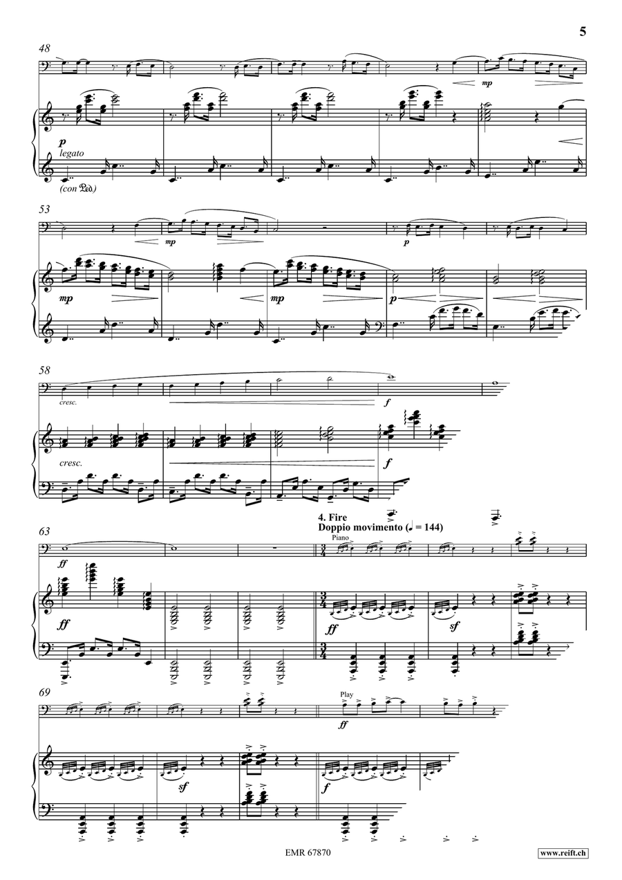 Four Elements Four Elements Piano Accompaniment scores gallery preview page 7