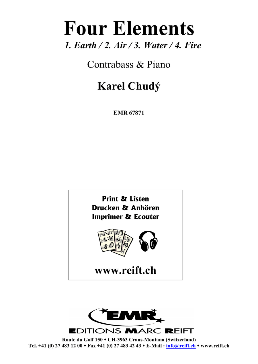 Four Elements Four Elements Double Bass scores gallery preview page 2