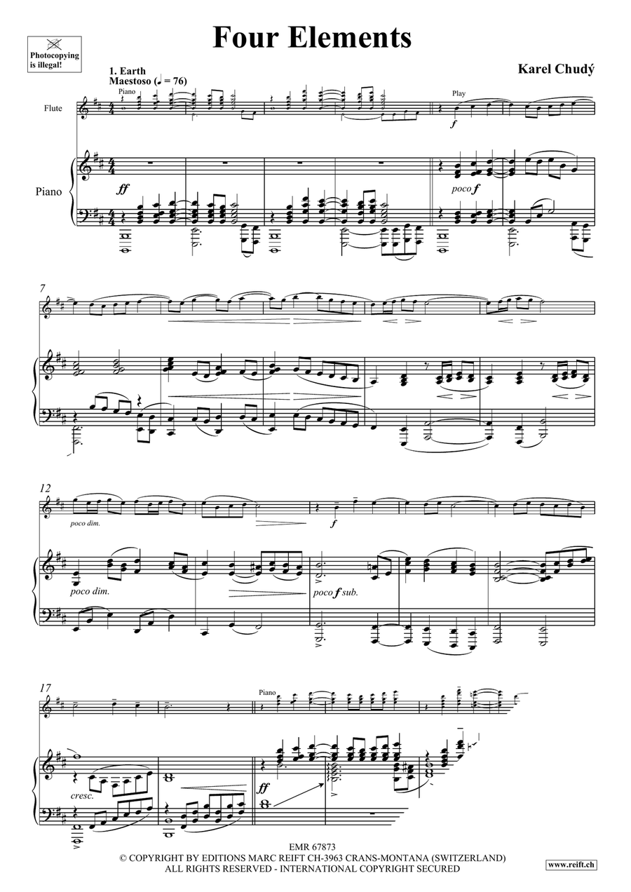 Four Elements Four Elements Flute Solo scores gallery preview page 5