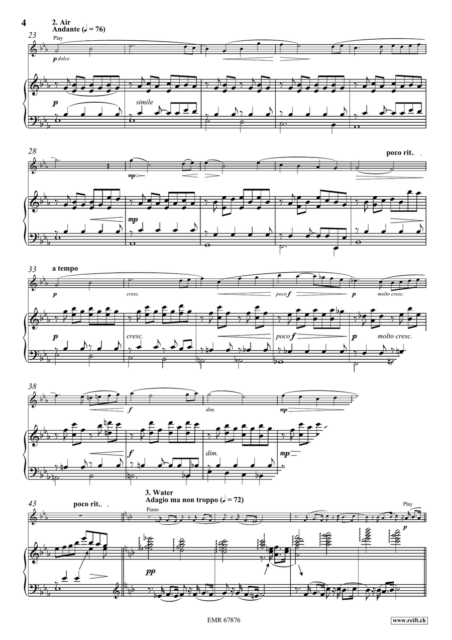 Four Elements Four Elements Piano Accompaniment scores gallery preview page 6