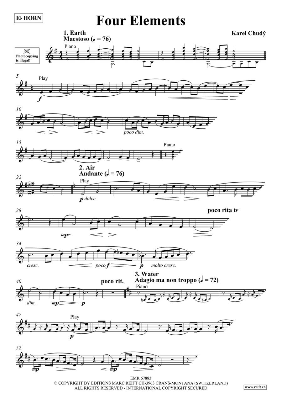 Four Elements Four Elements Horn scores gallery preview page 4