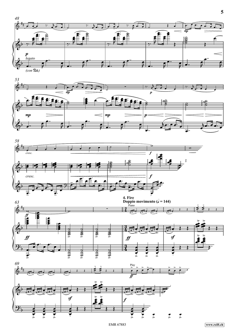 Four Elements Four Elements Horn scores gallery preview page 7