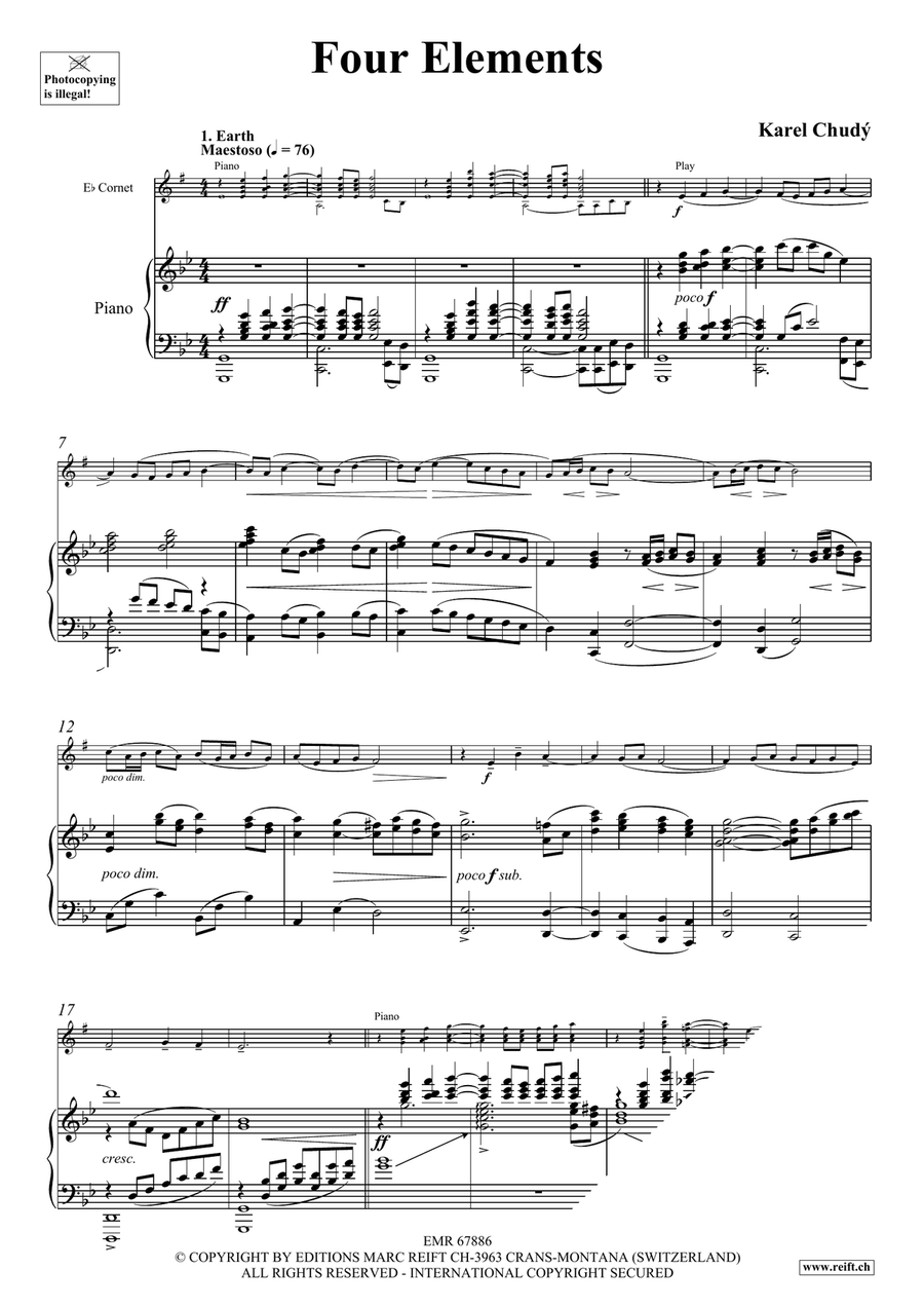 Four Elements Four Elements Cornet scores gallery preview page 5