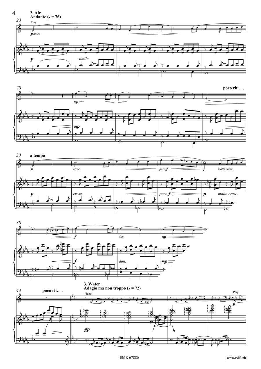 Four Elements Four Elements Cornet scores gallery preview page 6