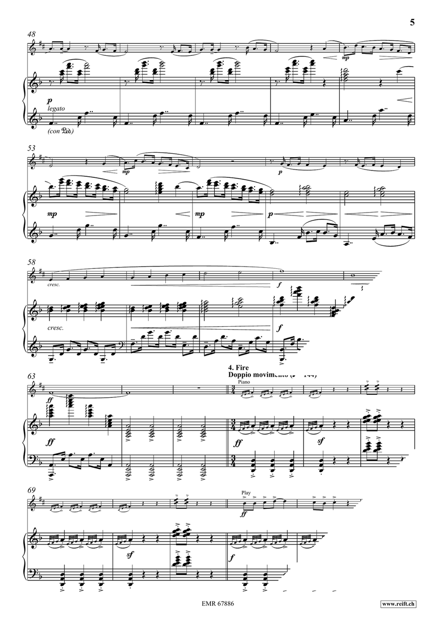 Four Elements Four Elements Cornet scores gallery preview page 7