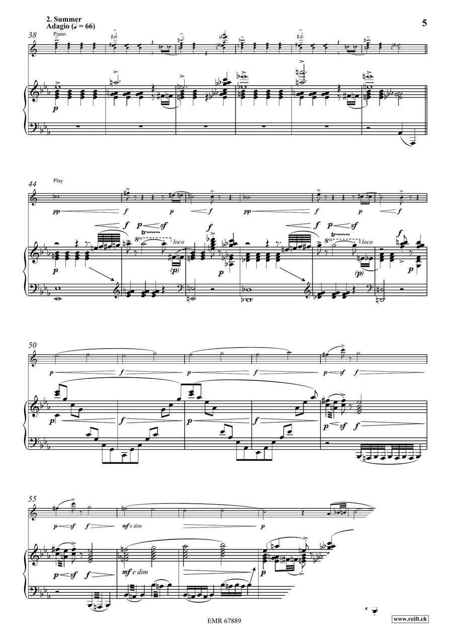 Four Seasons Four Seasons Alto Saxophone scores gallery preview page 6
