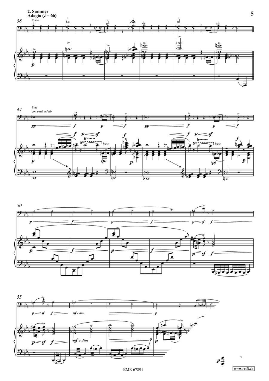 Four Seasons Four Seasons Piano Accompaniment scores gallery preview page 6