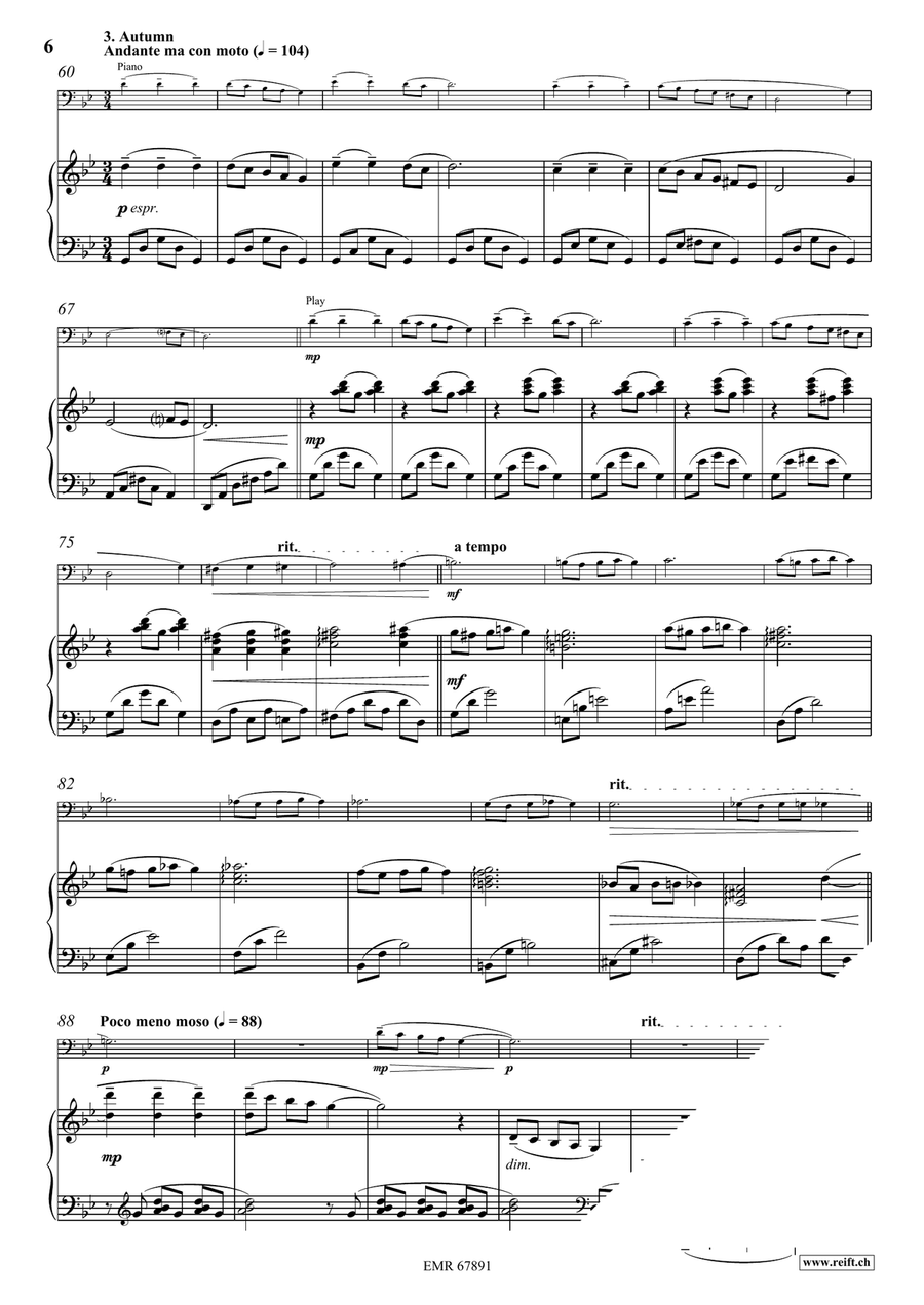 Four Seasons Four Seasons Piano Accompaniment scores gallery preview page 7