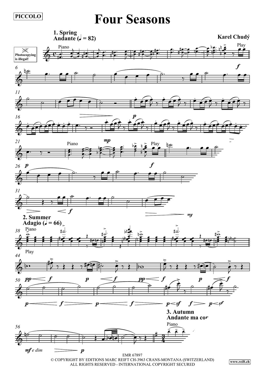Four Seasons Four Seasons Piccolo scores gallery preview page 4