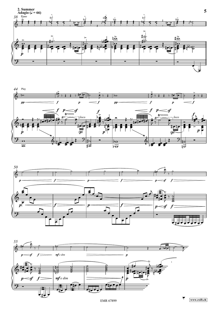 Four Seasons Four Seasons Violin Solo scores gallery preview page 6