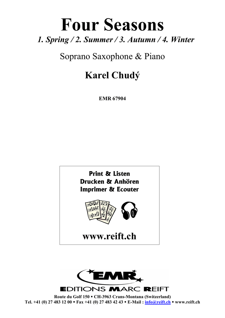 Four Seasons Four Seasons Soprano Saxophone scores gallery preview page 2
