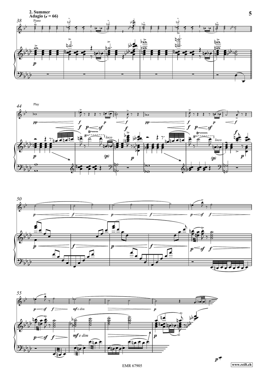 Four Seasons Four Seasons Tenor Saxophone scores gallery preview page 6