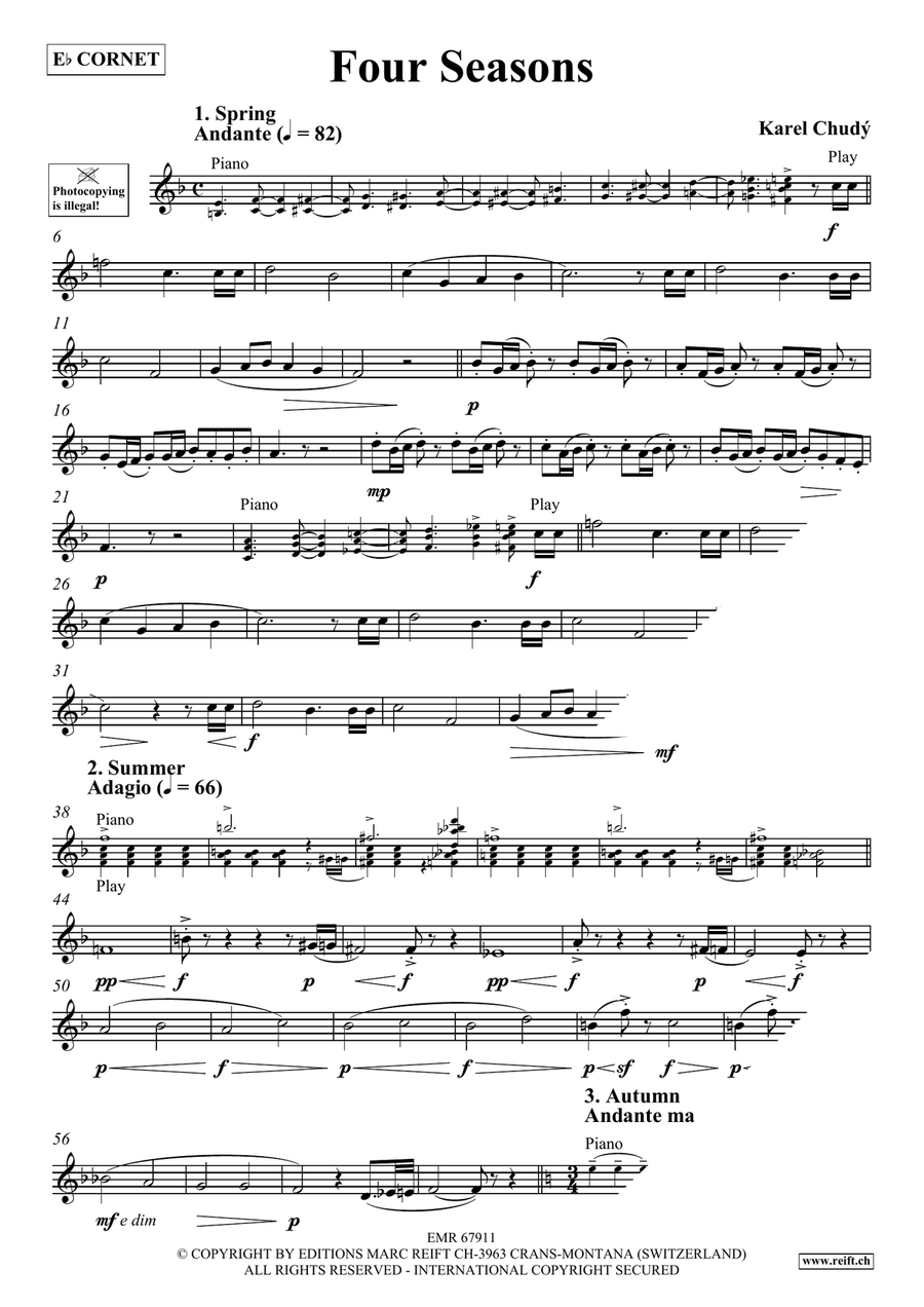 Four Seasons Cornet scores gallery preview page 4