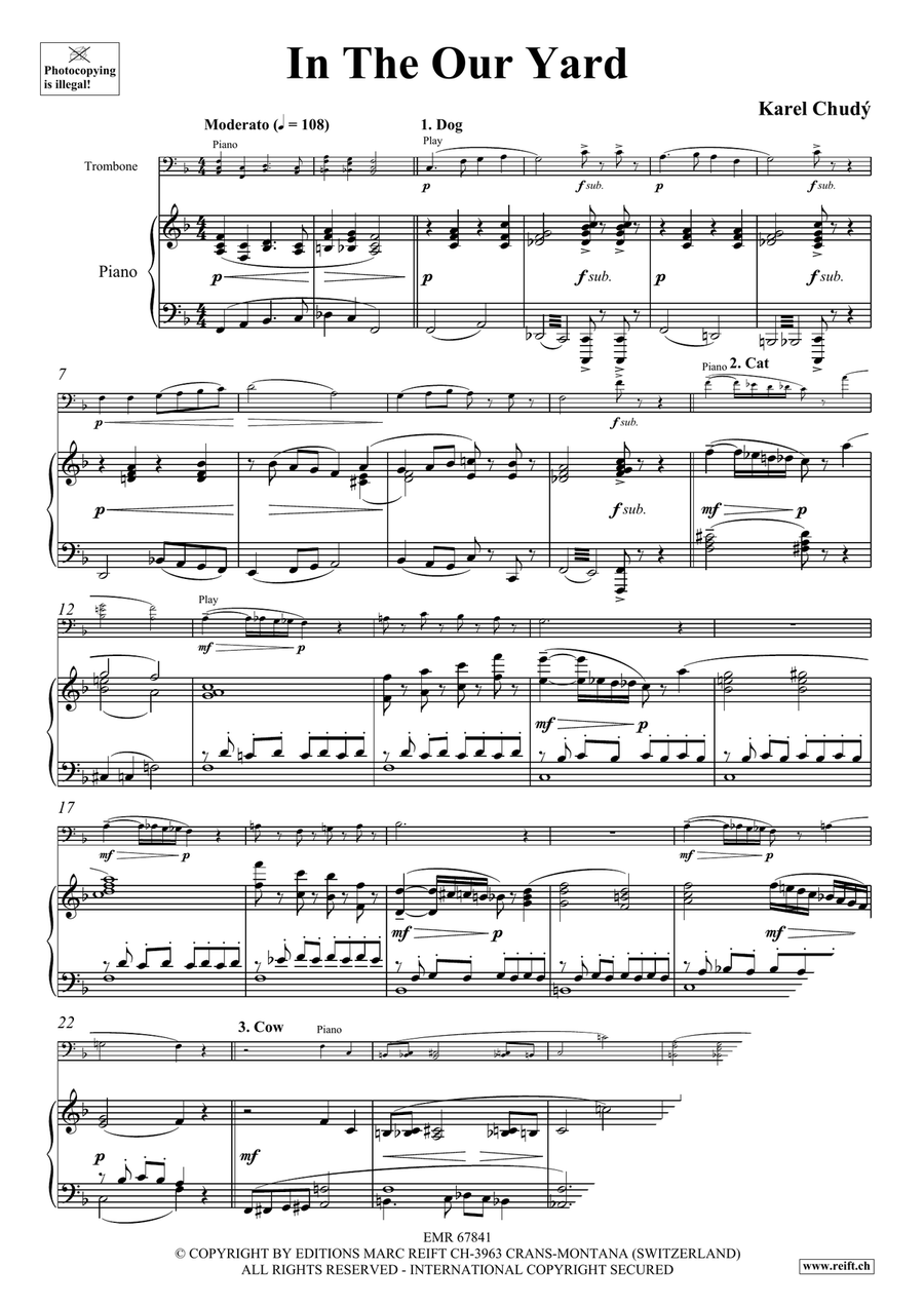 In The Our Yard In The Our Yard Piano Accompaniment scores gallery preview page 4