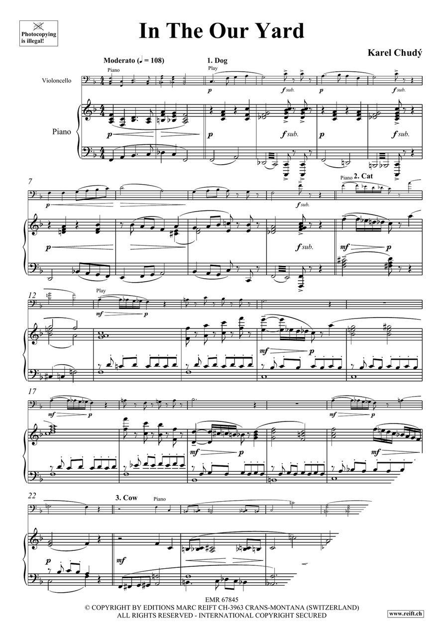 In The Our Yard In The Our Yard Piano Accompaniment scores gallery preview page 4