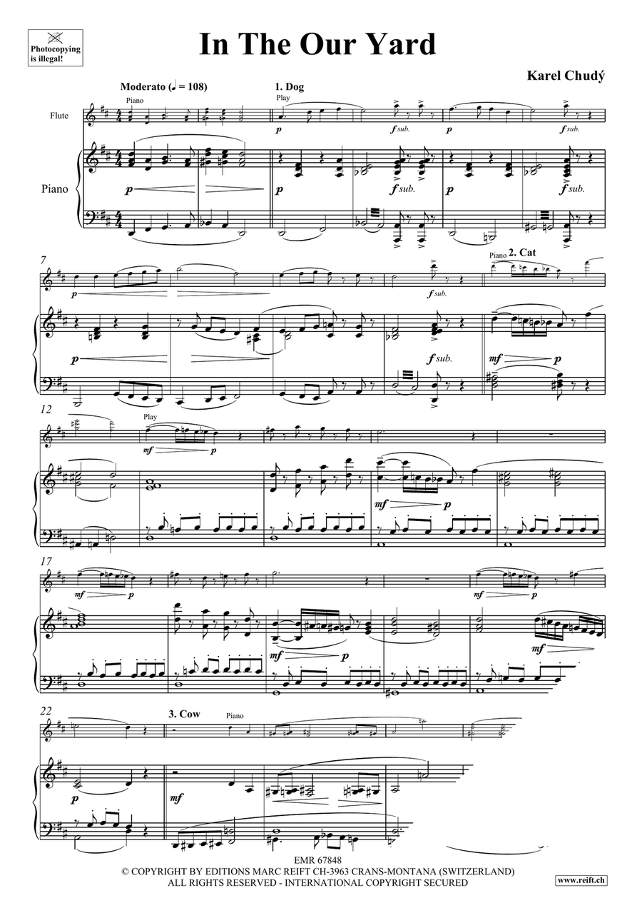 In The Our Yard In The Our Yard Flute Solo scores gallery preview page 4