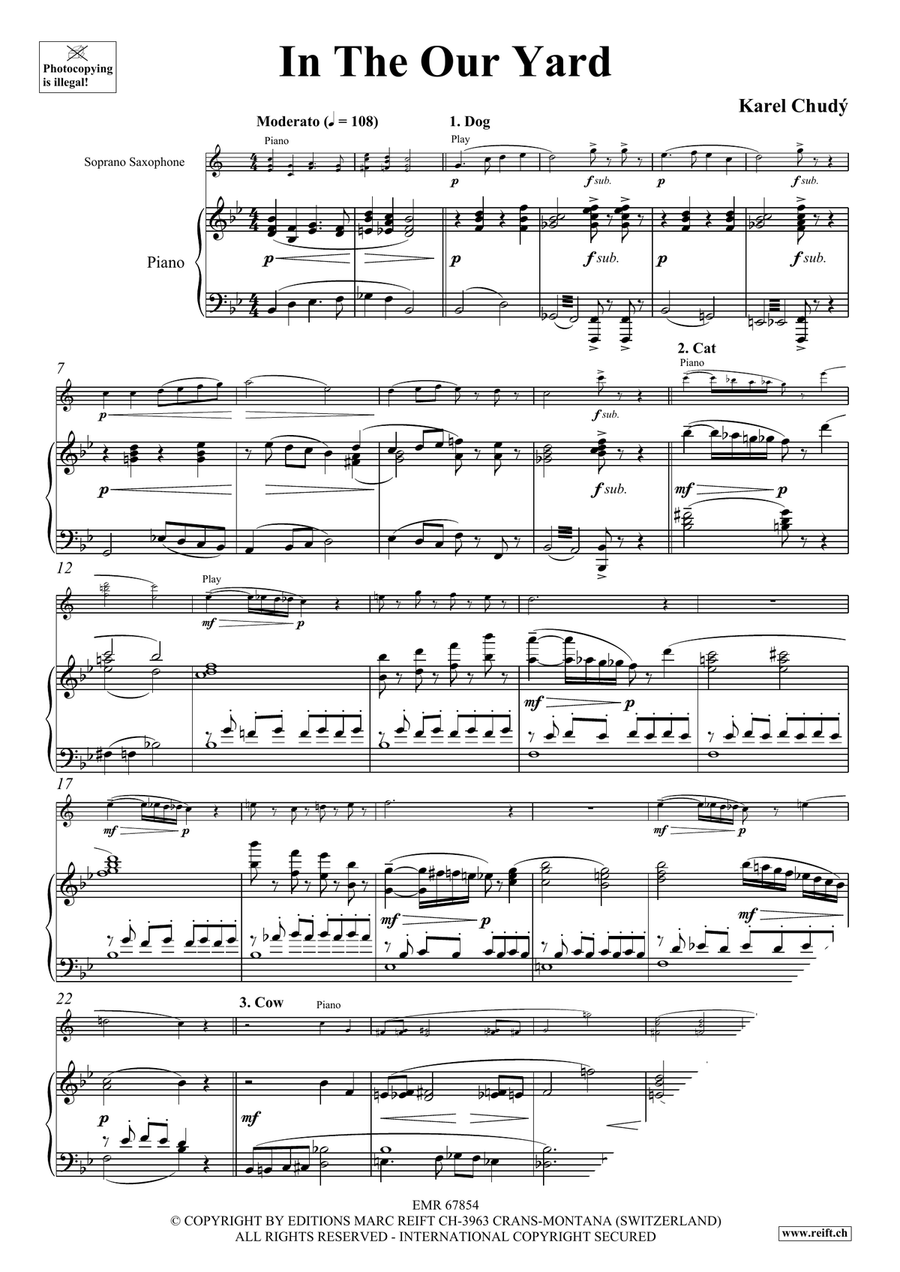 In The Our Yard In The Our Yard Soprano Saxophone scores gallery preview page 4