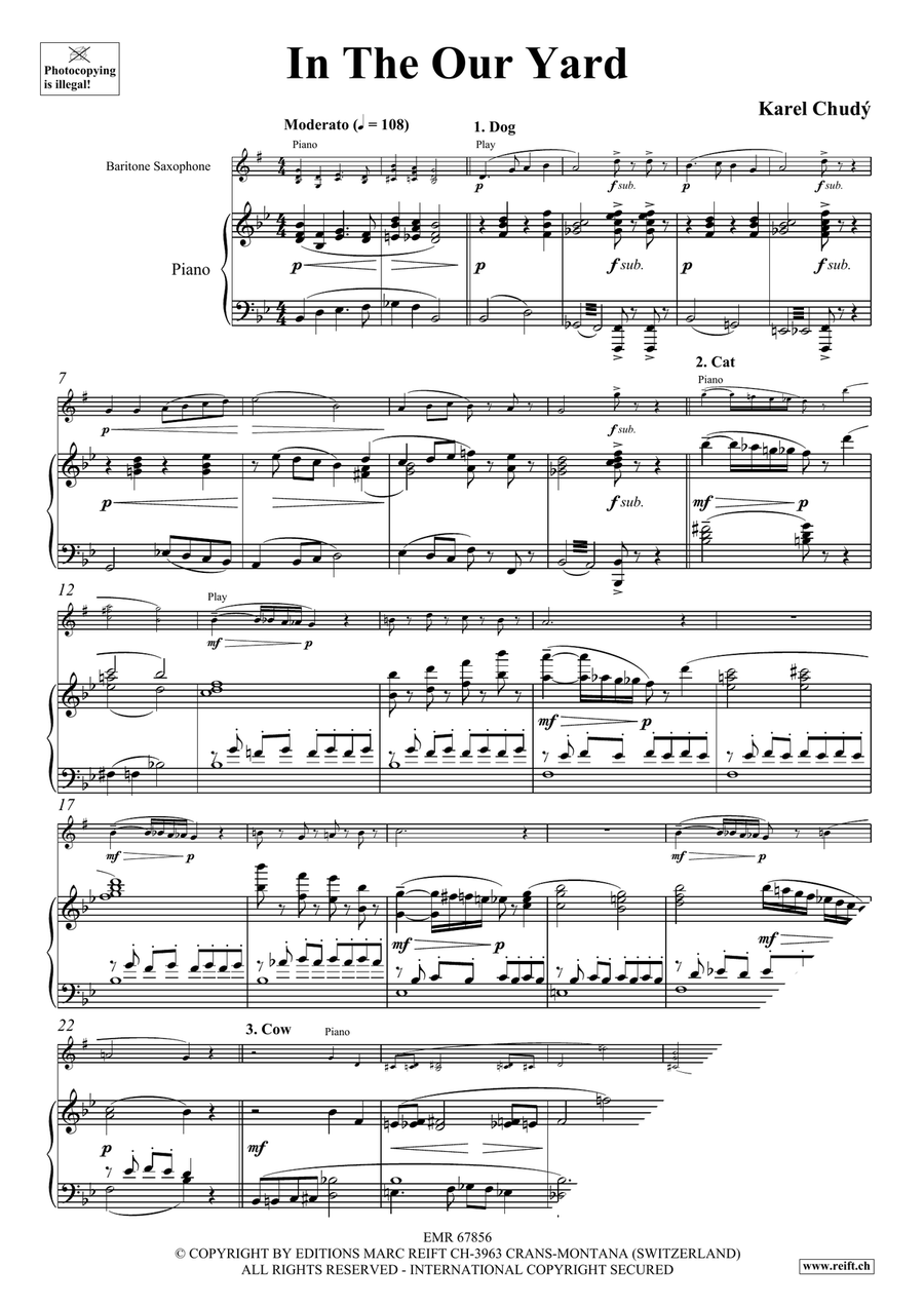 In The Our Yard In The Our Yard Baritone Saxophone scores gallery preview page 4