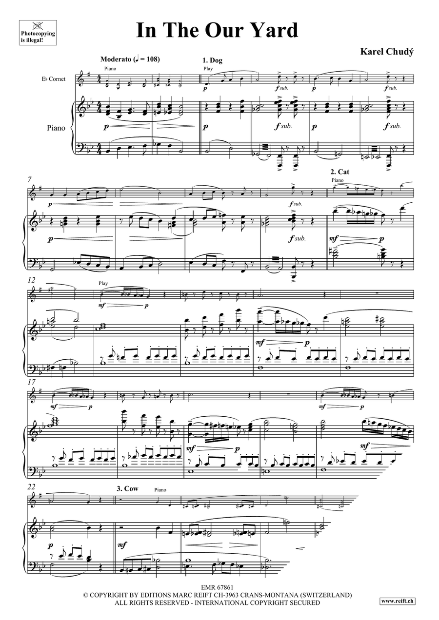 In The Our Yard In The Our Yard Cornet scores gallery preview page 4