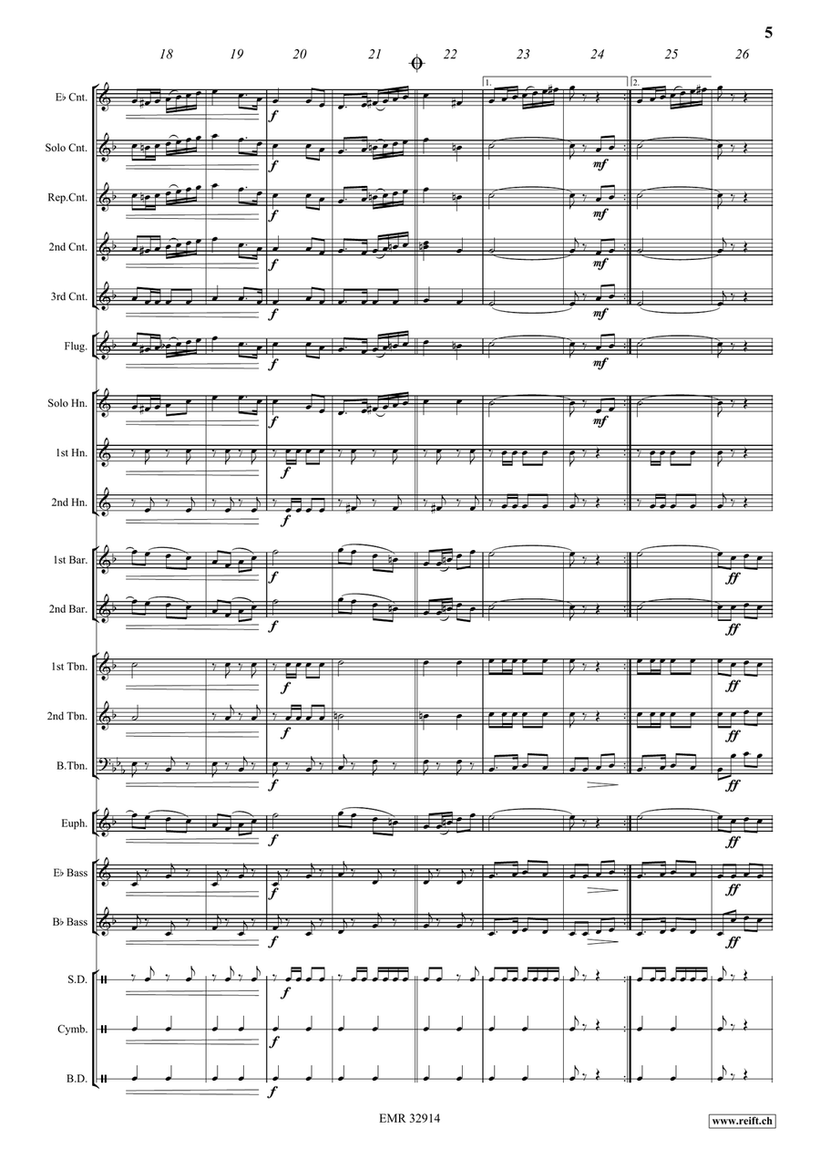 Bingo Bingo Brass Band scores gallery preview page 7