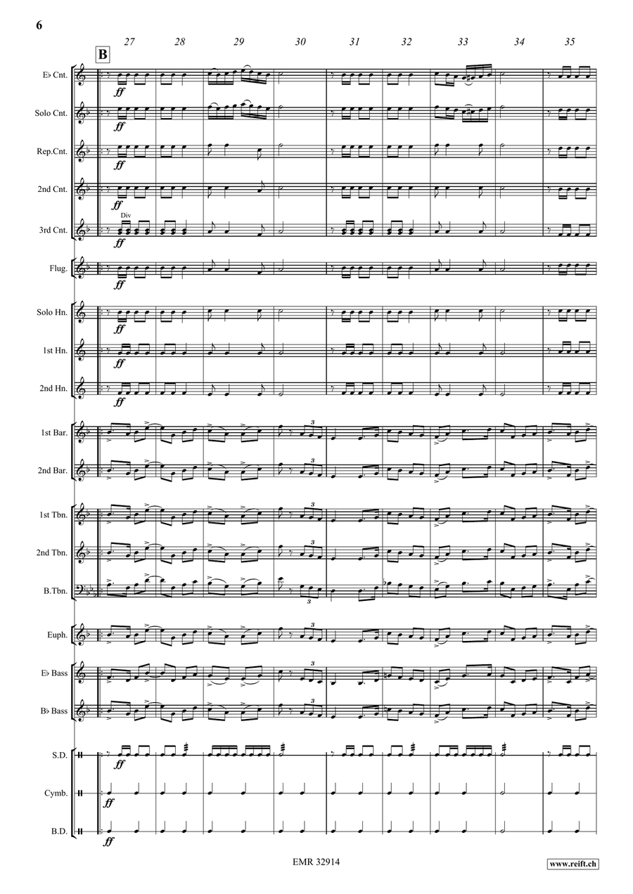 Bingo Bingo Brass Band scores gallery preview page 8