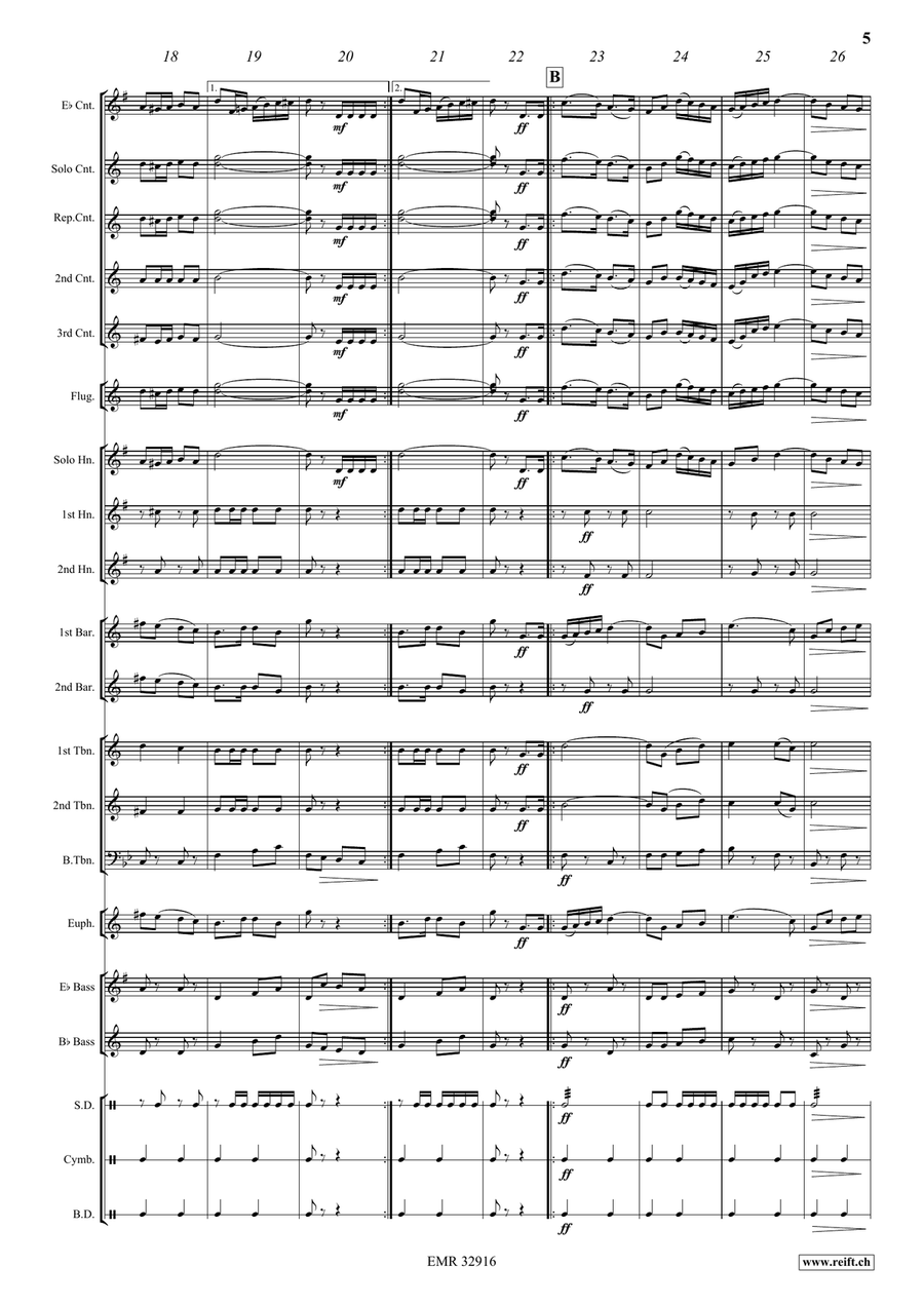 Columbia Columbia Brass Band scores gallery preview page 7