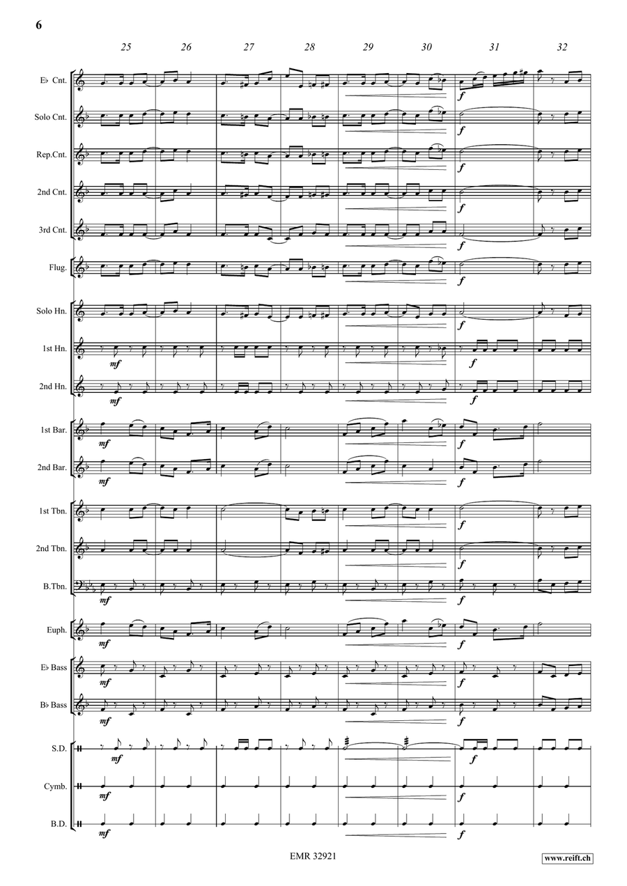 Sprint Sprint Brass Band scores gallery preview page 8
