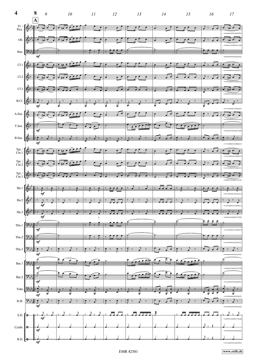 Bingo Bingo Concert Band scores gallery preview page 6