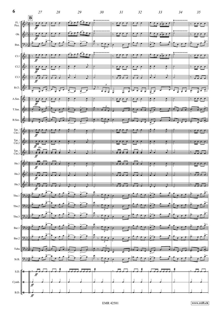 Bingo Bingo Concert Band scores gallery preview page 8