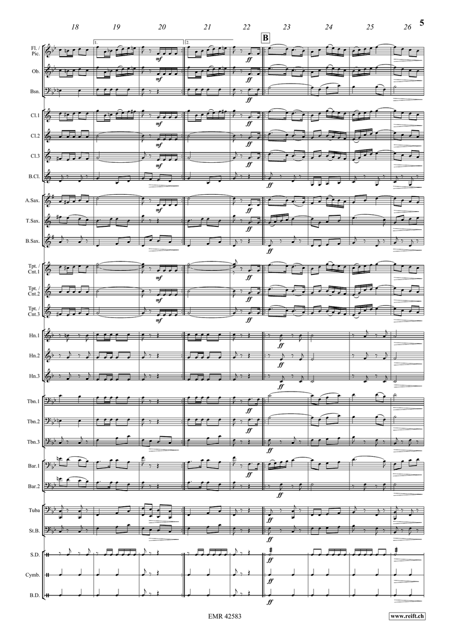 Columbia Columbia Concert Band scores gallery preview page 7