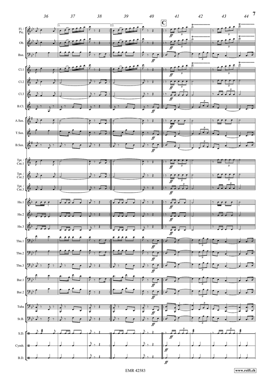 Columbia Columbia Concert Band scores gallery preview page 9