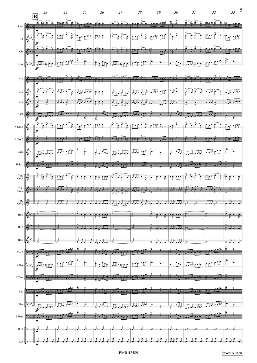 The Bombasto The Bombasto Concert Band scores gallery preview page 7