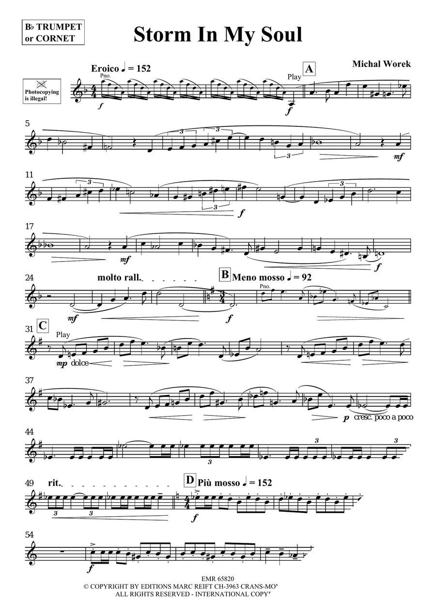 Storm In My Soul Storm In My Soul Cornet scores gallery preview page 3