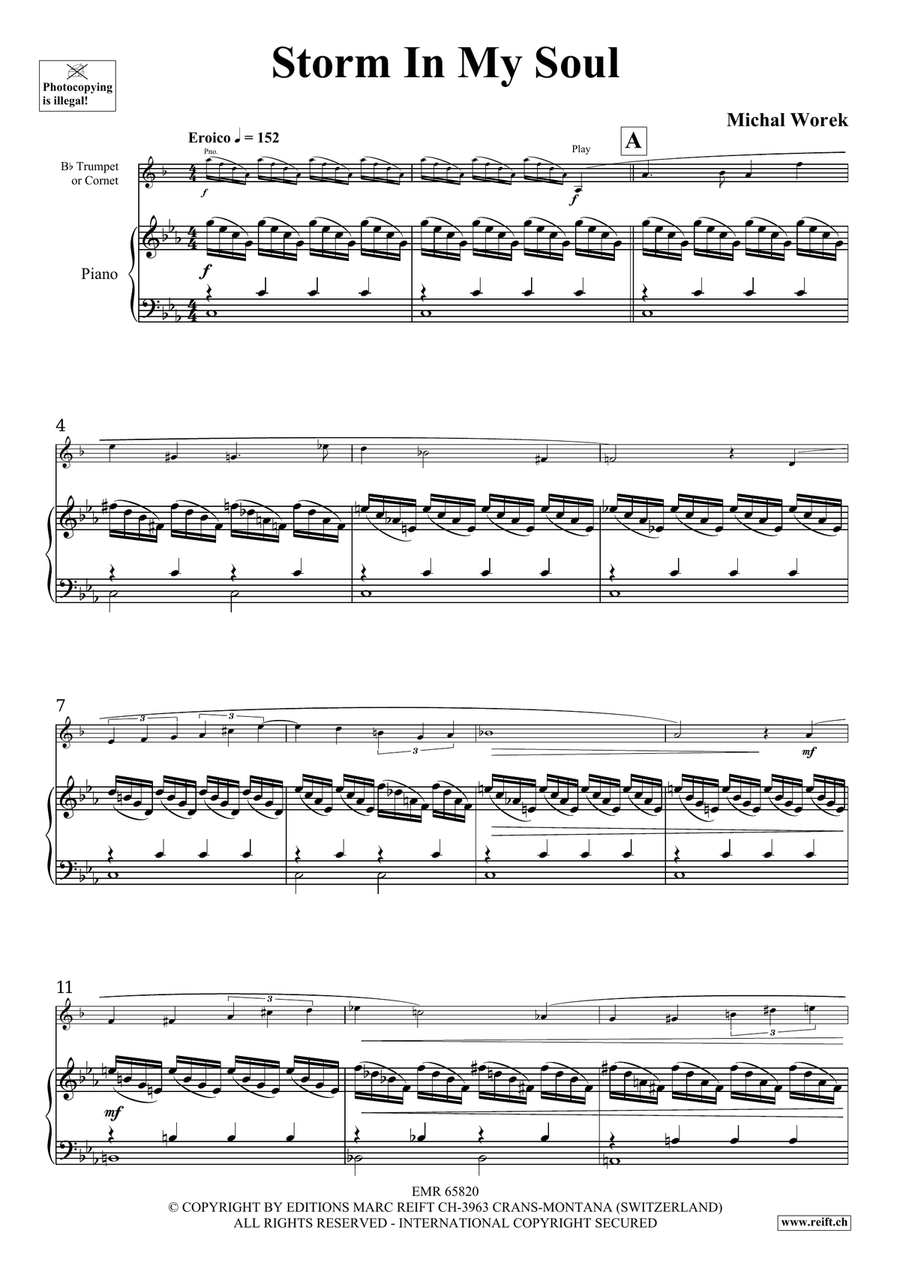 Storm In My Soul Storm In My Soul Cornet scores gallery preview page 4