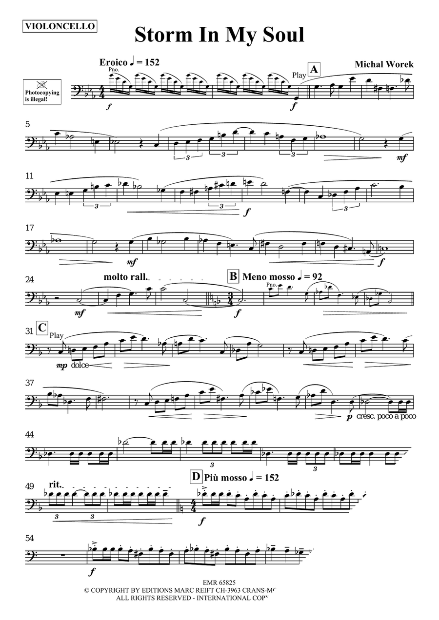 Storm In My Soul Storm In My Soul Piano Accompaniment scores gallery preview page 3