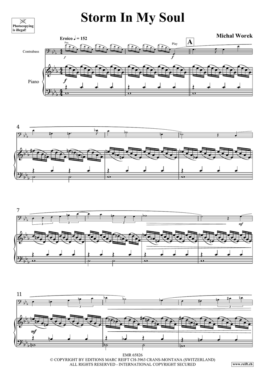 Storm In My Soul Storm In My Soul Double Bass scores gallery preview page 4