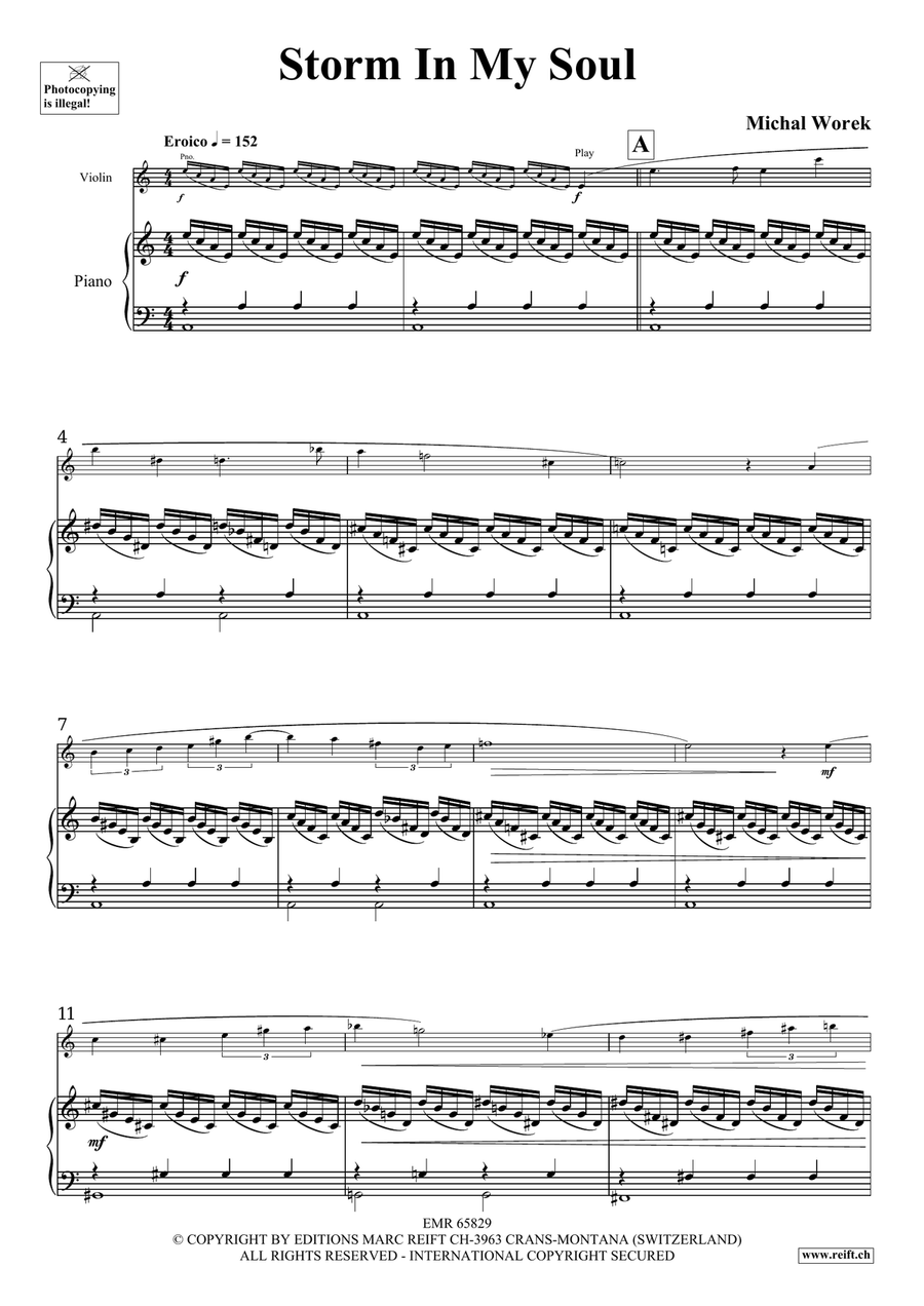 Storm In My Soul Storm In My Soul Violin Solo scores gallery preview page 4