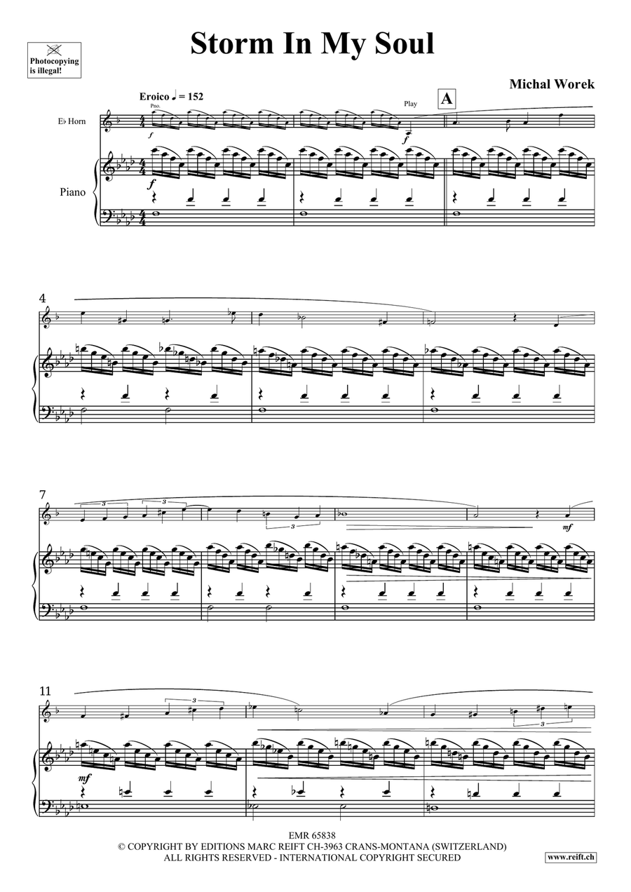 Storm In My Soul Storm In My Soul Horn scores gallery preview page 4
