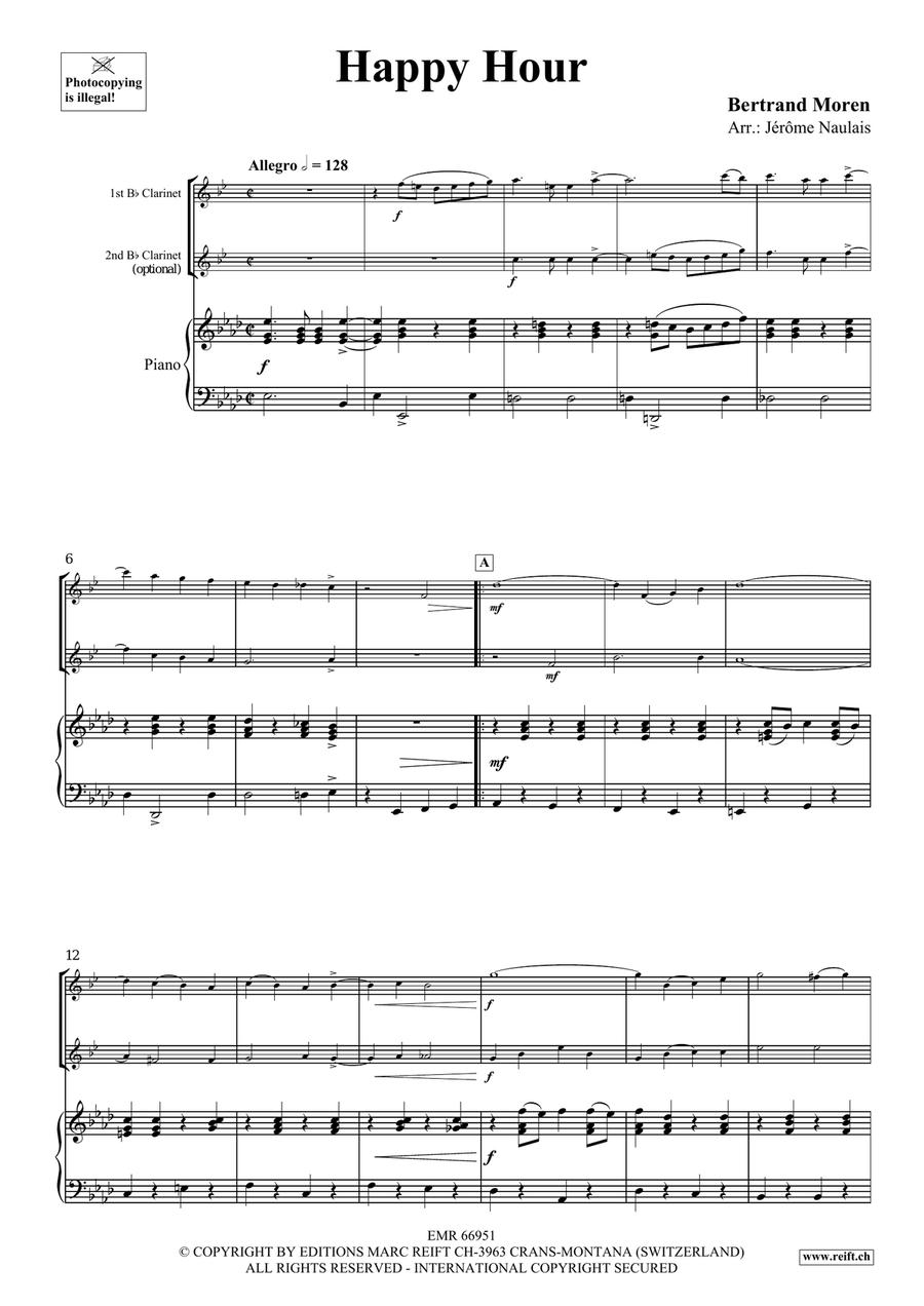 Happy Hour Happy Hour Clarinet Duet scores gallery preview page 4
