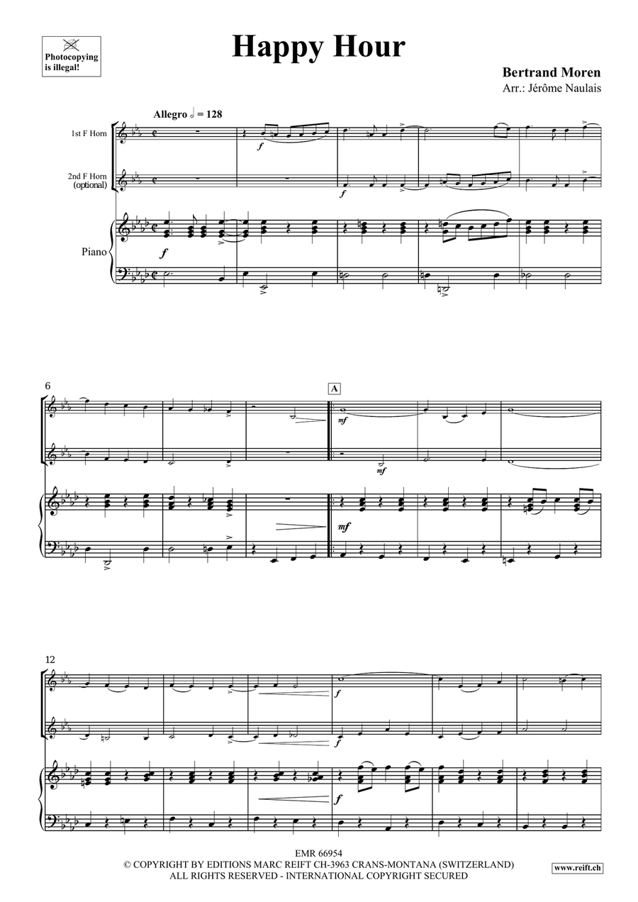 Happy Hour Happy Hour Horn scores gallery preview page 4
