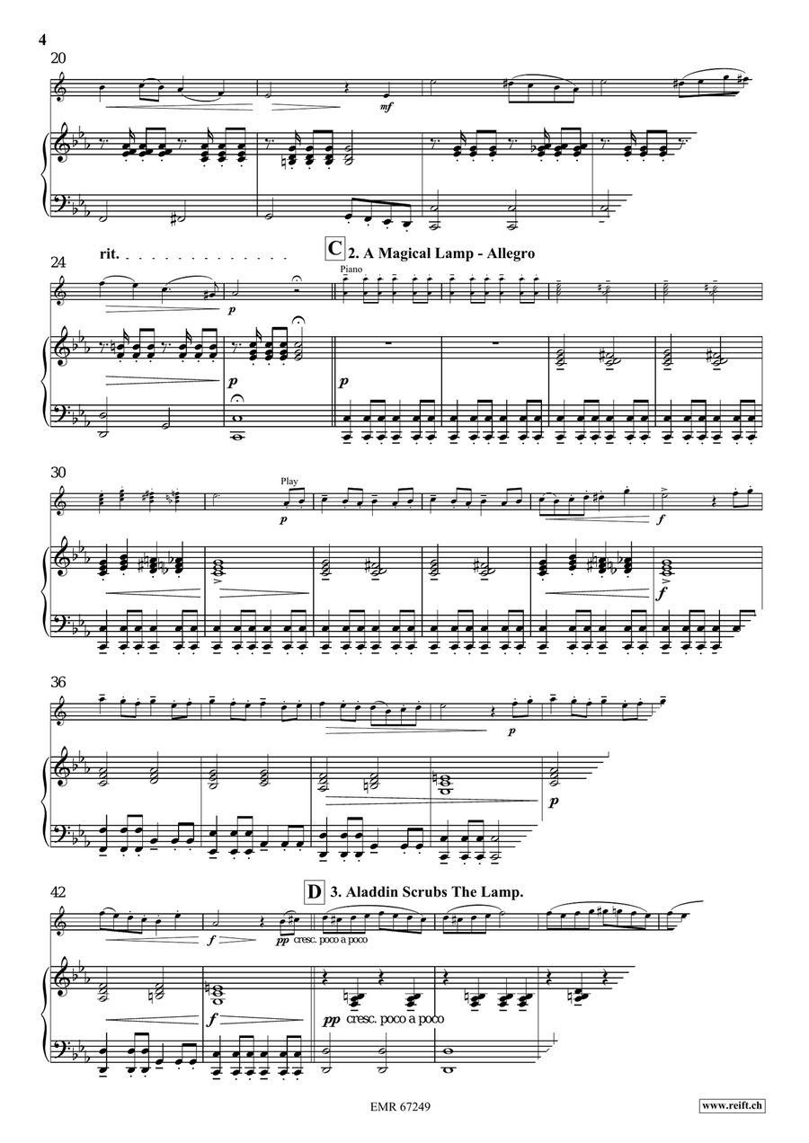 Aladdin Aladdin Alto Saxophone scores gallery preview page 5