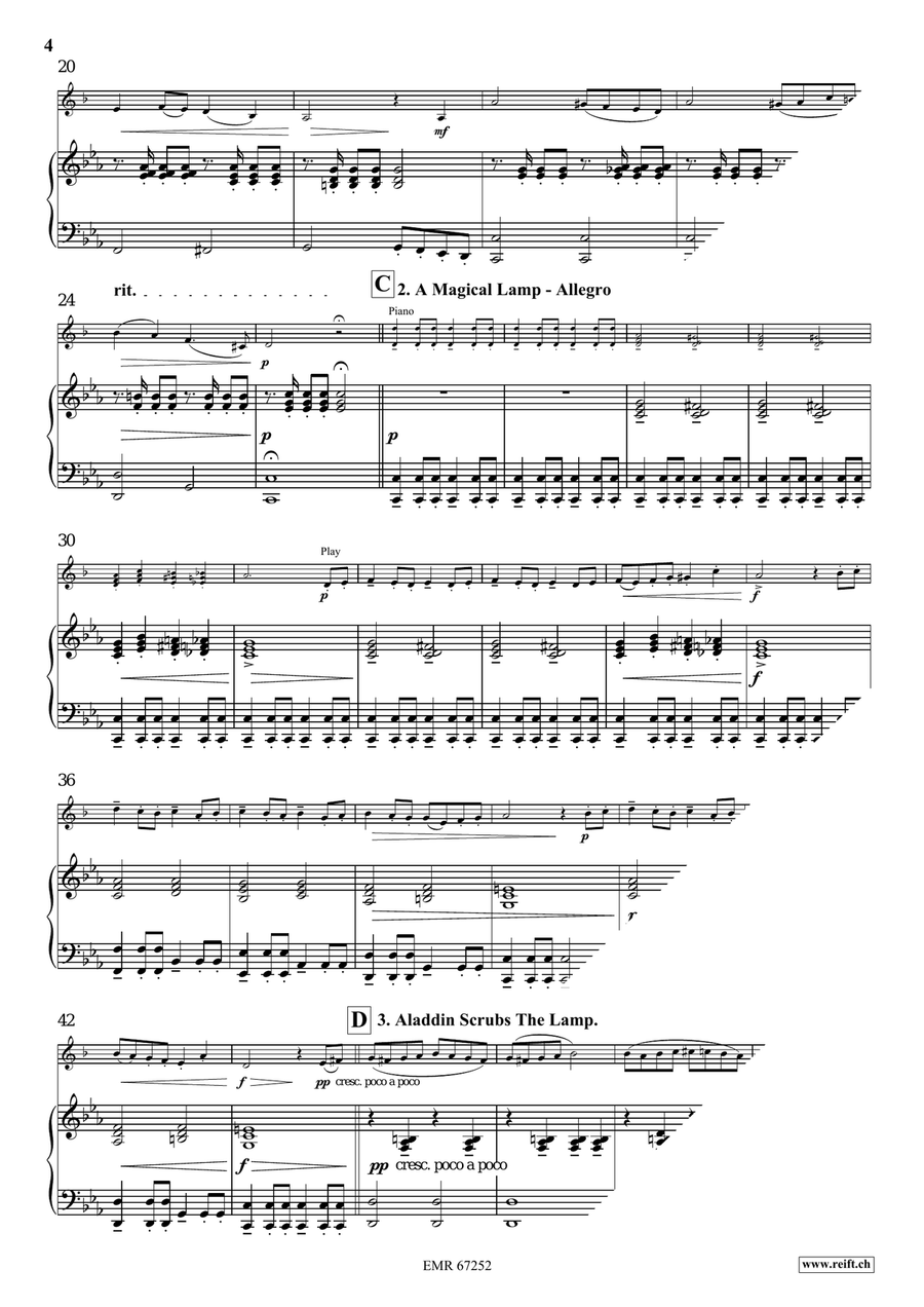 Aladdin Aladdin Euphonium scores gallery preview page 5