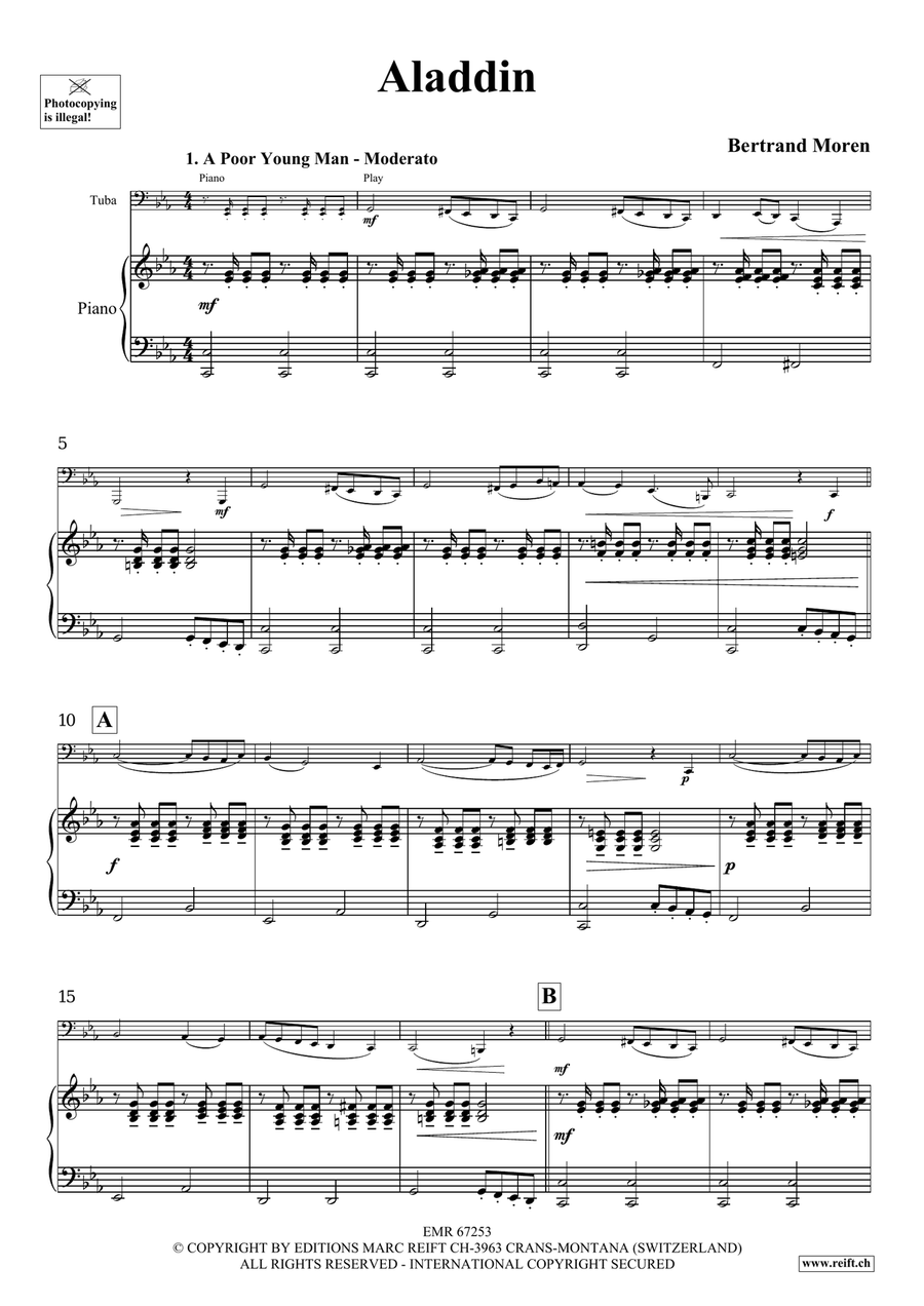Aladdin Aladdin Tuba scores gallery preview page 4