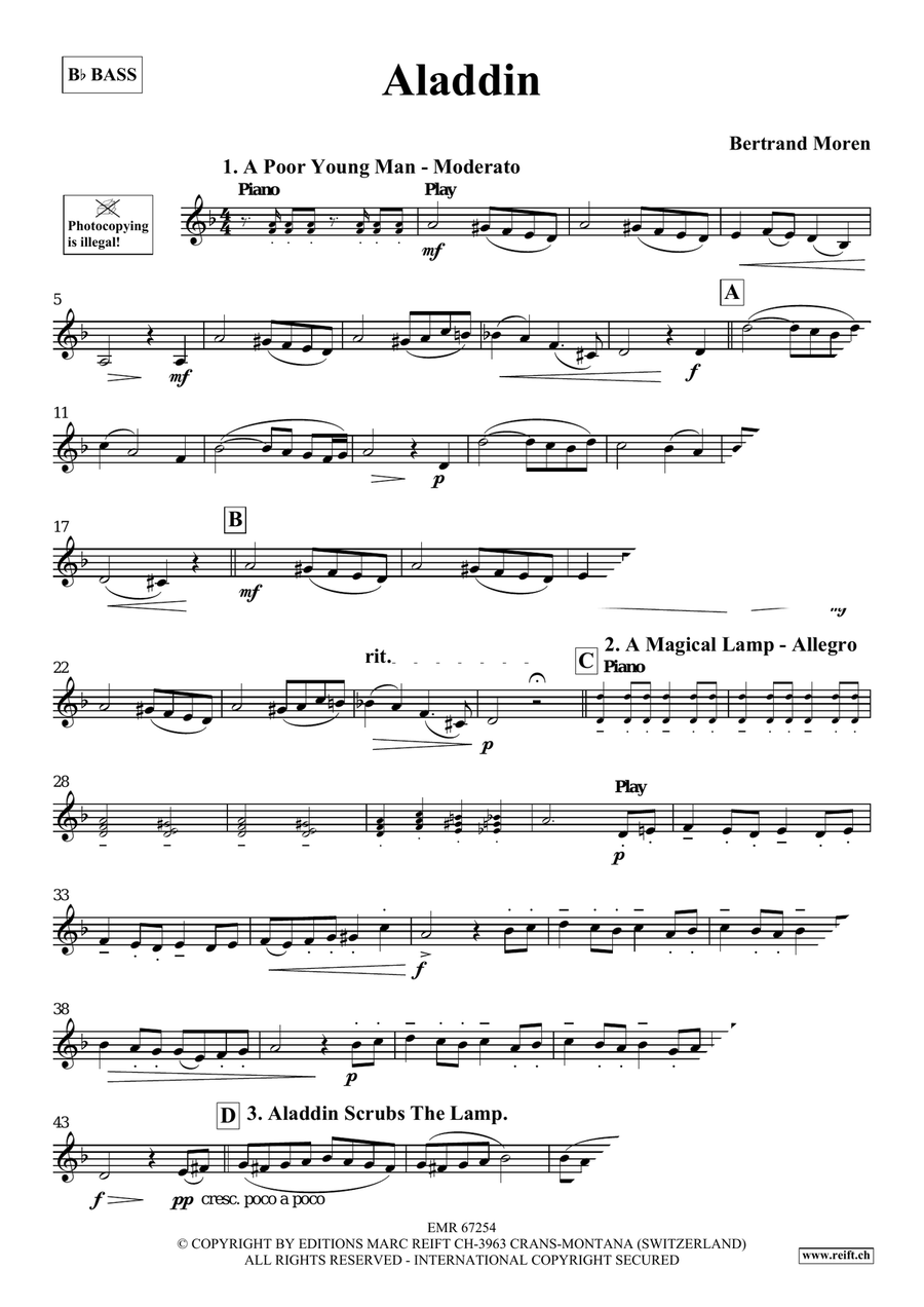 Aladdin Aladdin Voice Solo scores gallery preview page 3