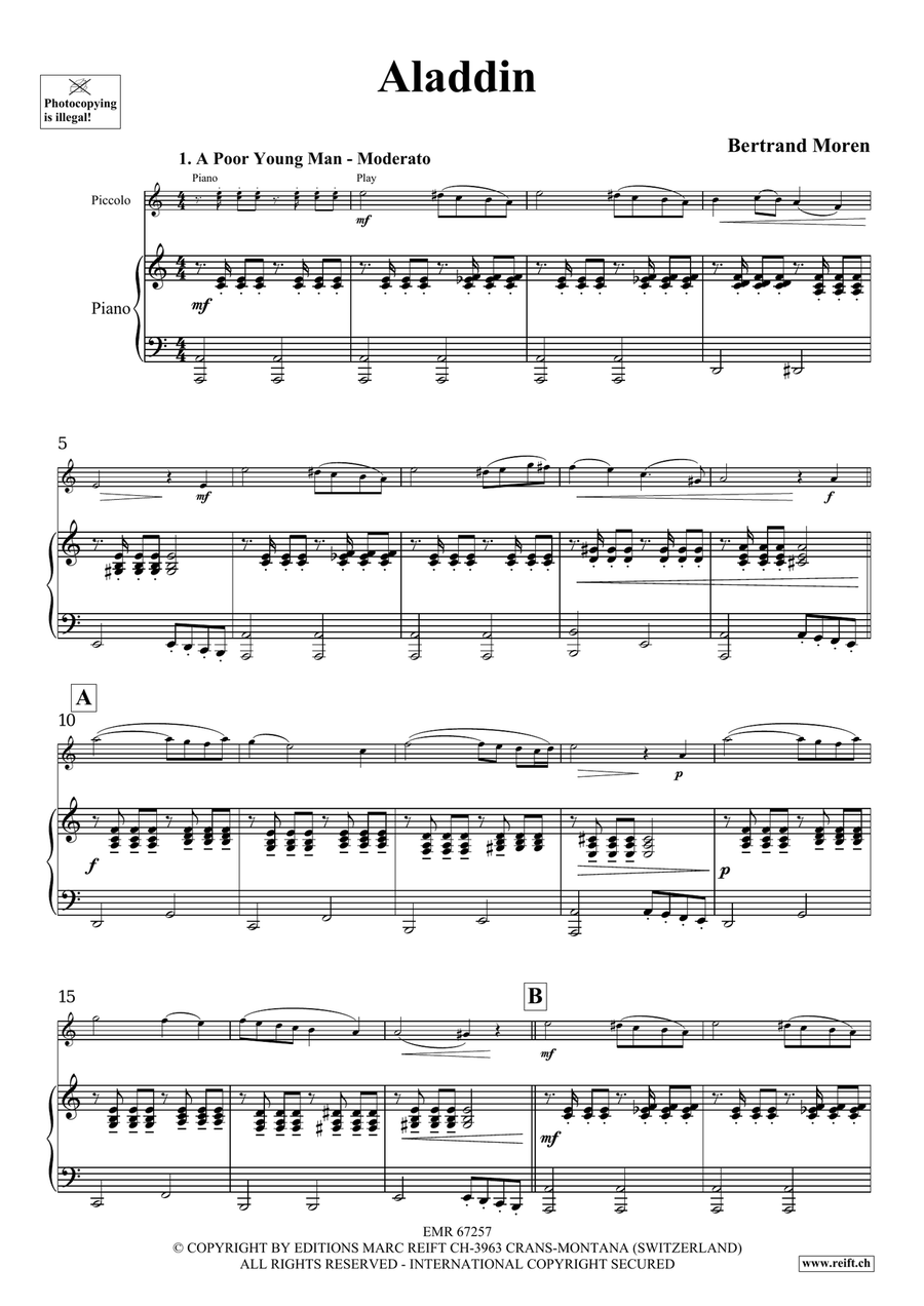 Aladdin Aladdin Piccolo scores gallery preview page 4