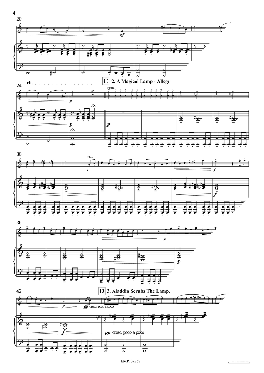 Aladdin Aladdin Piccolo scores gallery preview page 5